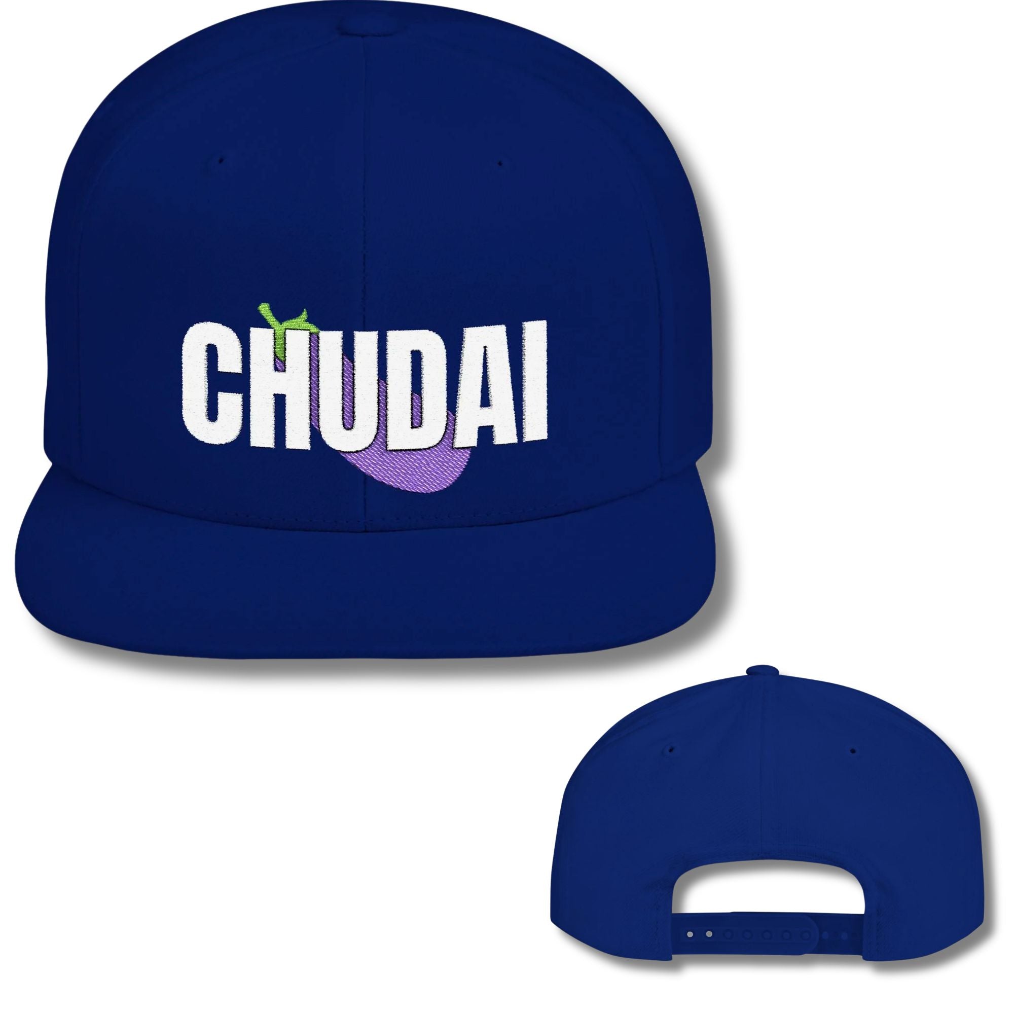 Top Chudai Eggplant Snapback Cap