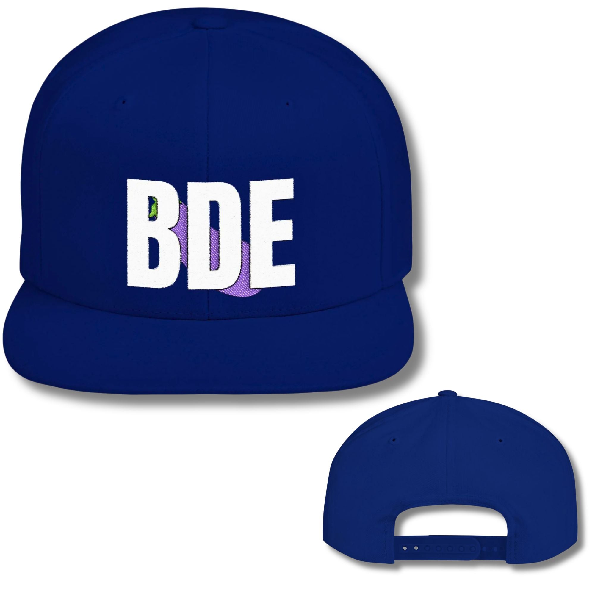 BDE Eggplant Snapback Cap