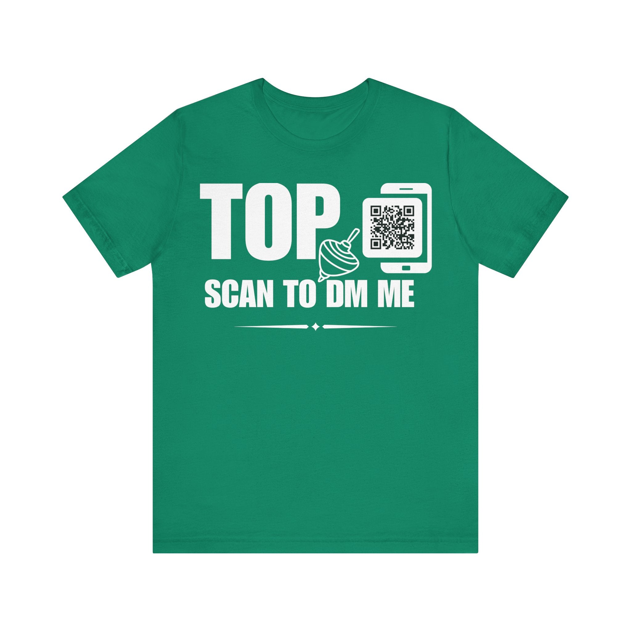 TOP QR Contact T-shirt (Single Side Design)