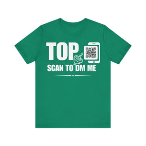 TOP QR Contact T-shirt (Single Side Design)