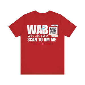 WAB QR Contact T-shirt (Single Side Design)