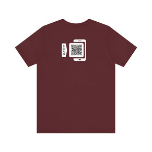 "BTTM" QR CODE Freak Contact T-Shirt (Front & Back Design)