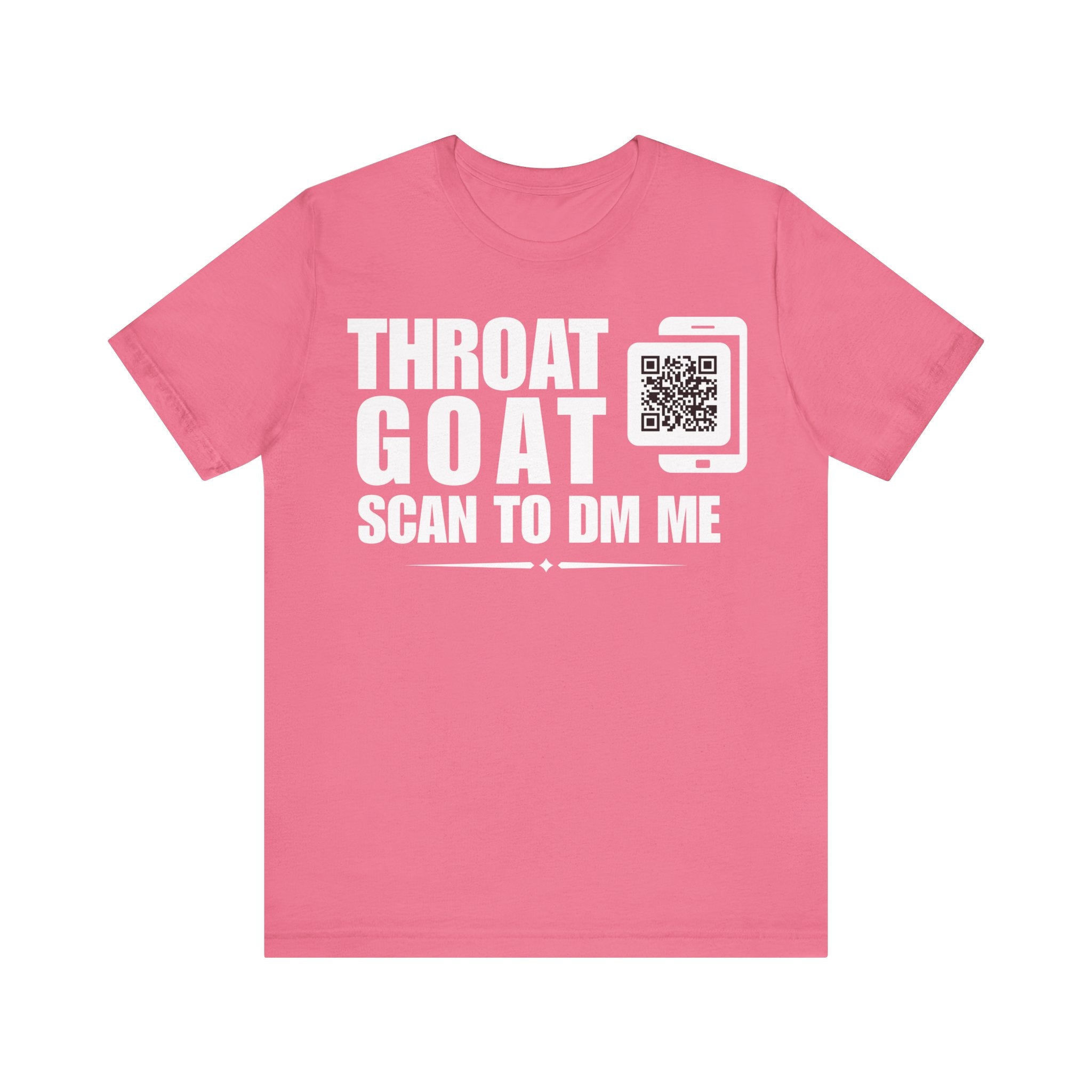Throat Goat QR Contact T-shirt (Single Side Design)