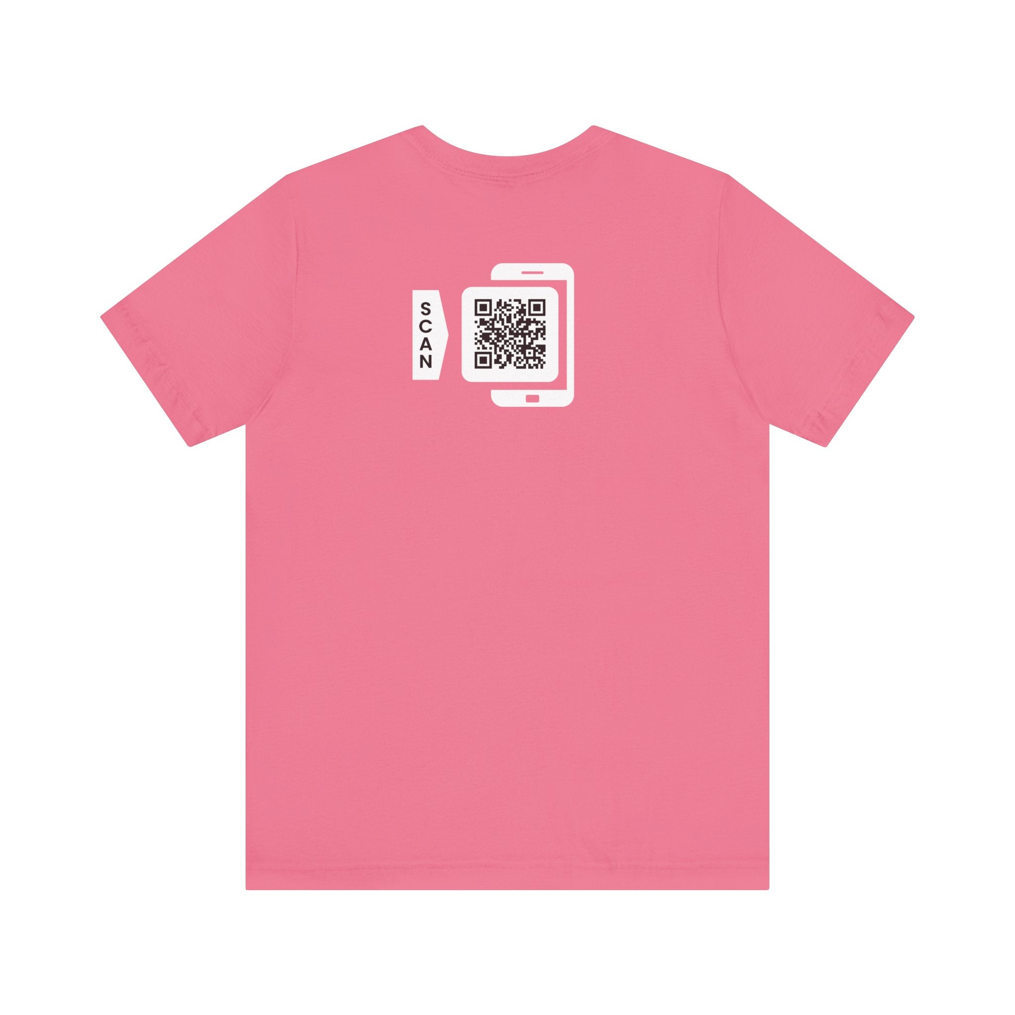 "POWER TOP" QR CODE Freak Contact T-Shirt (Front & Back Design)