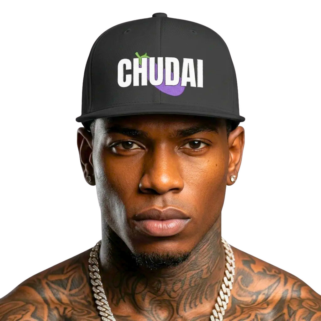 Top Chudai Eggplant Snapback Cap