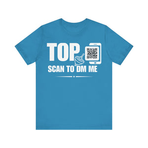 TOP QR Contact T-shirt (Single Side Design)