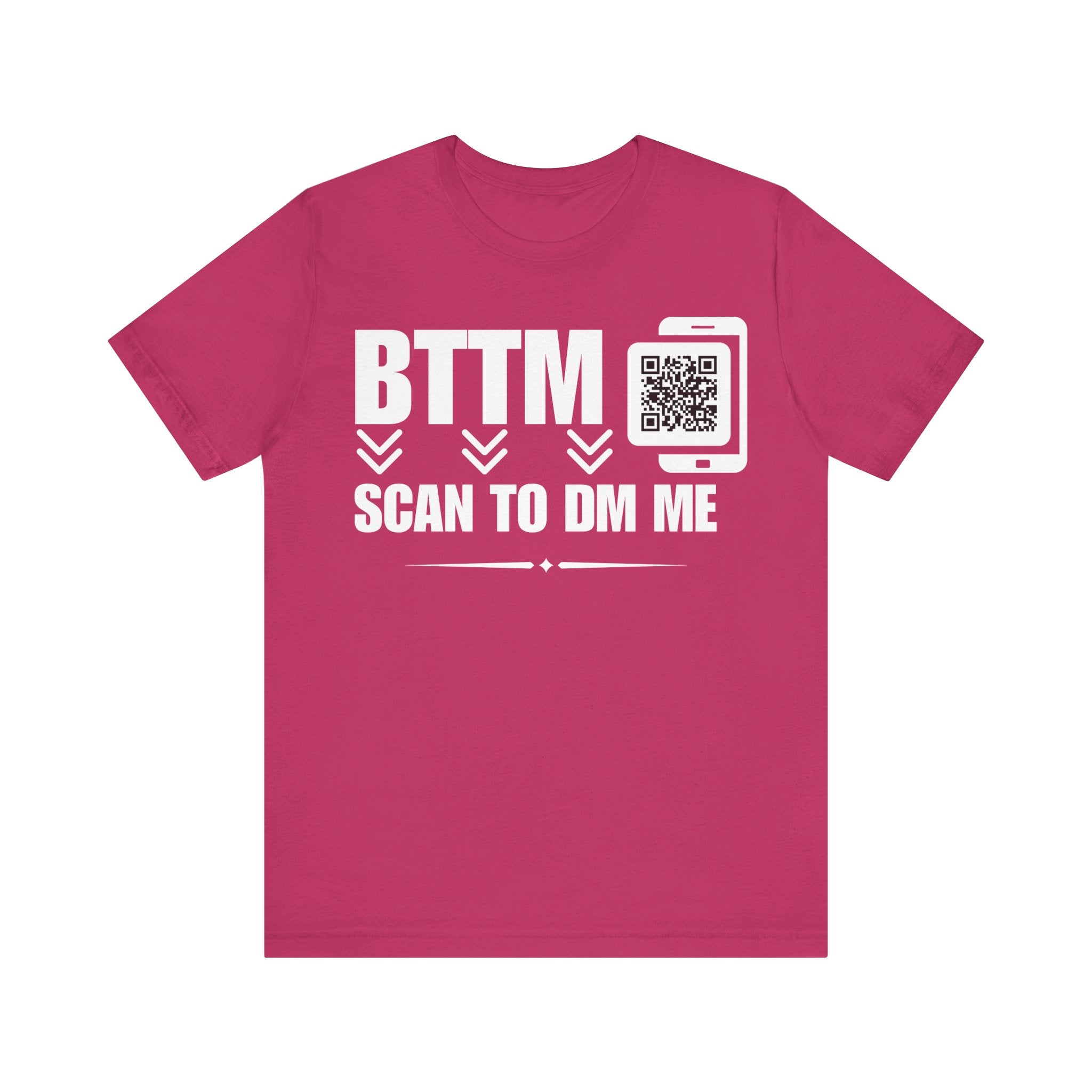BTTM QR Contact T-shirt (Single Side Design)