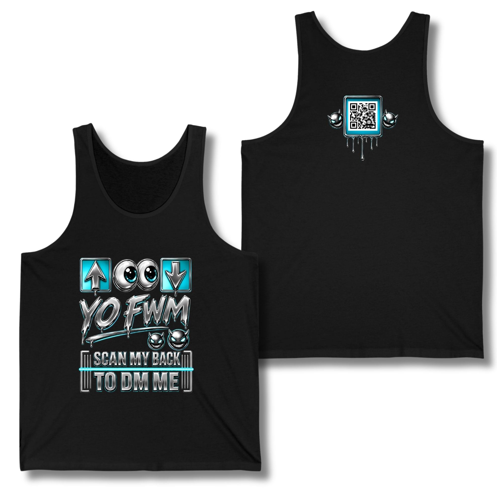 Top For Bottom Arrow Tank Top