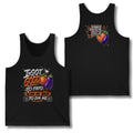 I Got Good Peach and Eggplant Tank Top