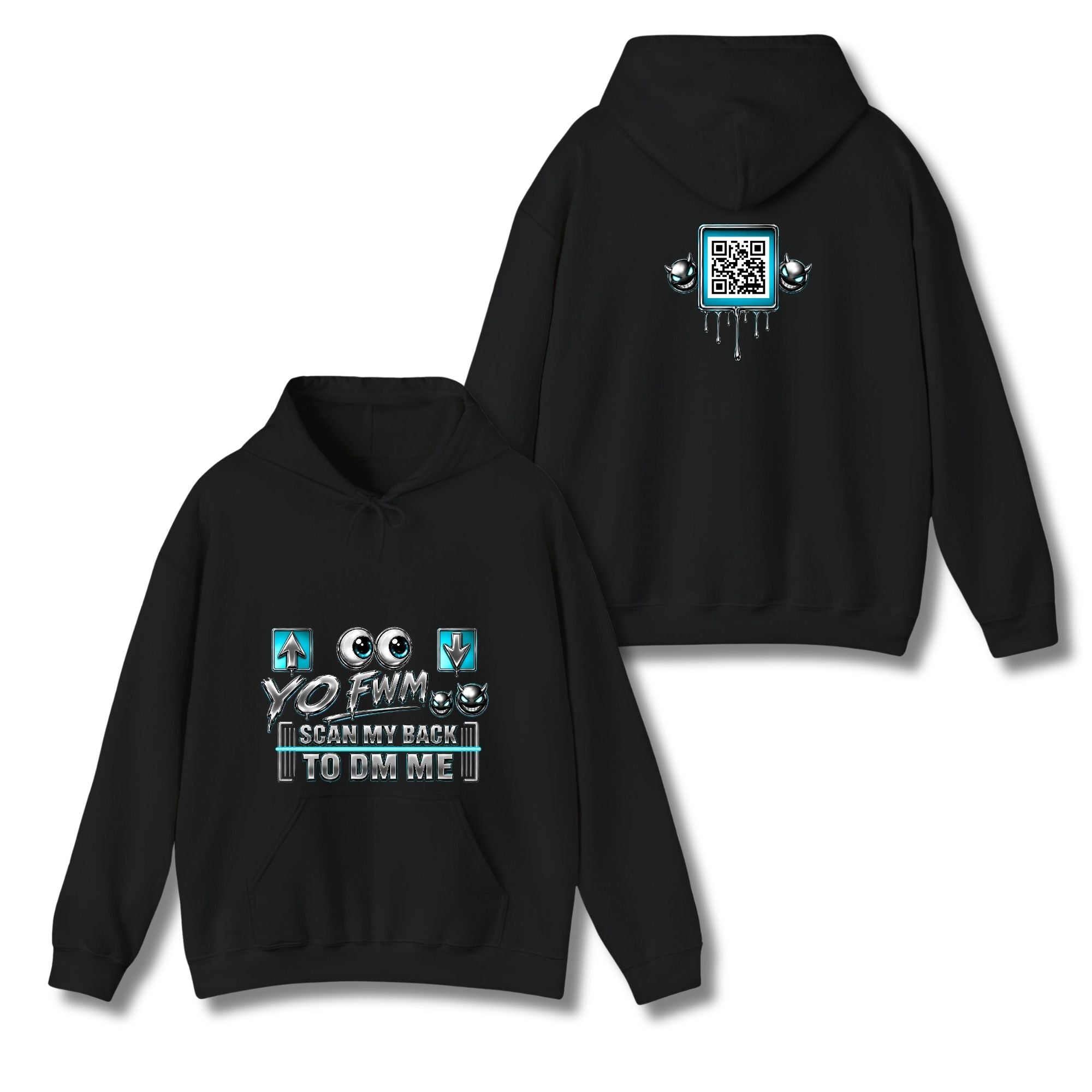 Top For Bottom Arrow Hoodie