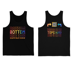 Bottom Echo Rainbow Tank Top Unisex