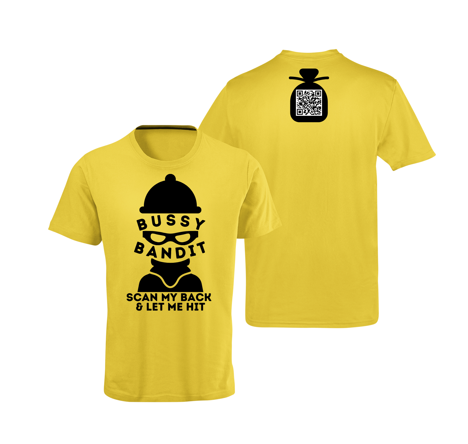 Bussy Bandit QR Code T-Shirt