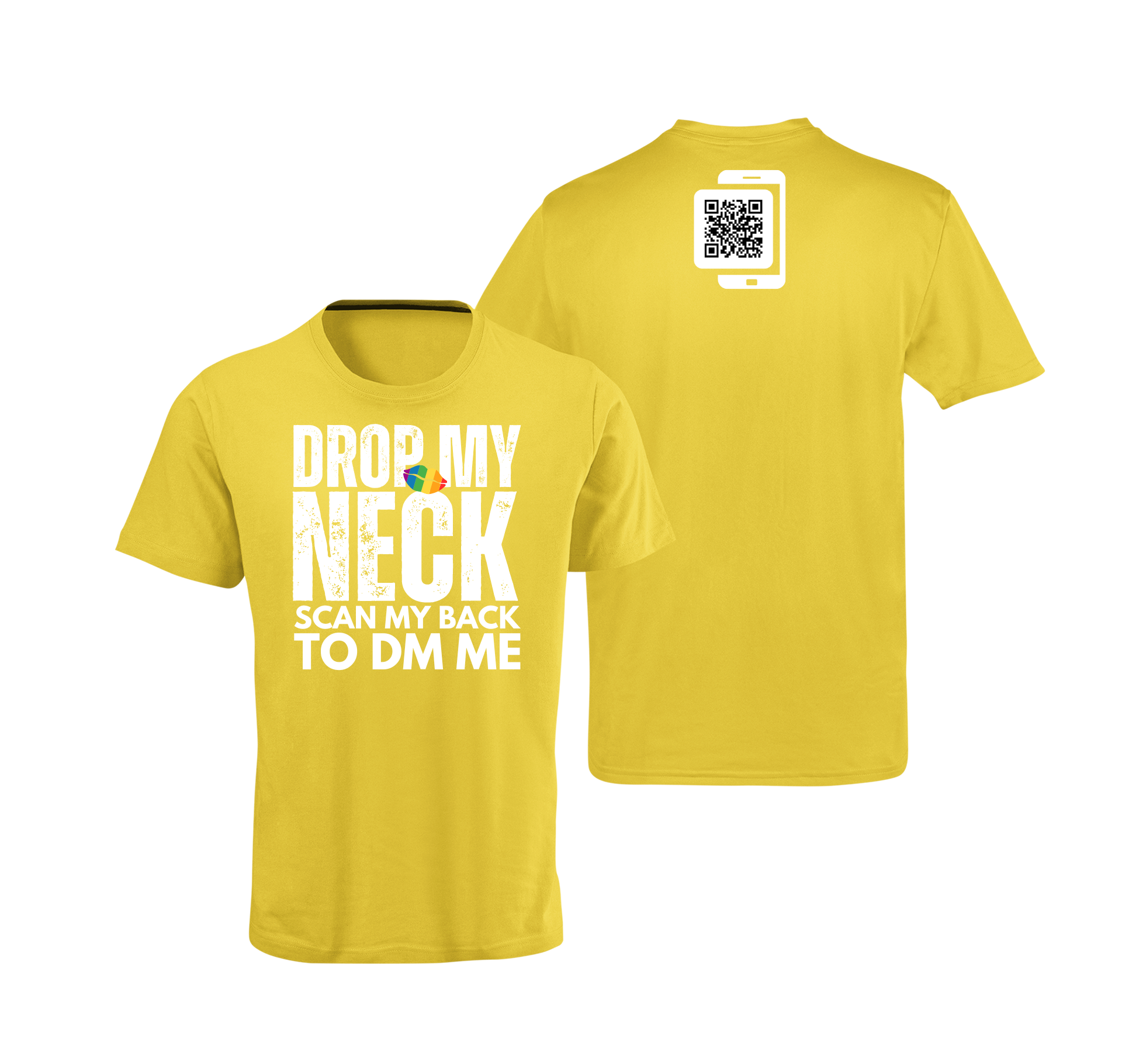 Drop My Neck QR Code T-Shirt