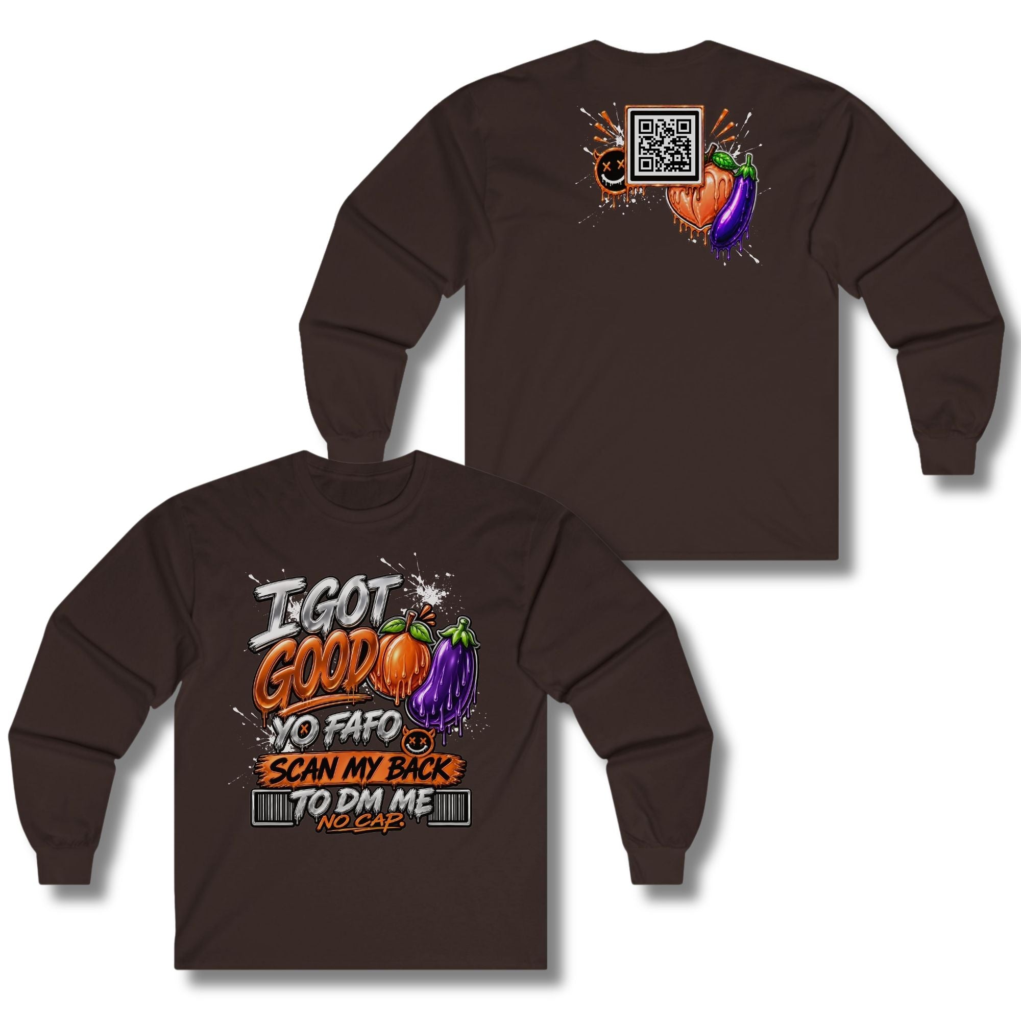 I Got Good Peach and Eggplant Long Sleeve