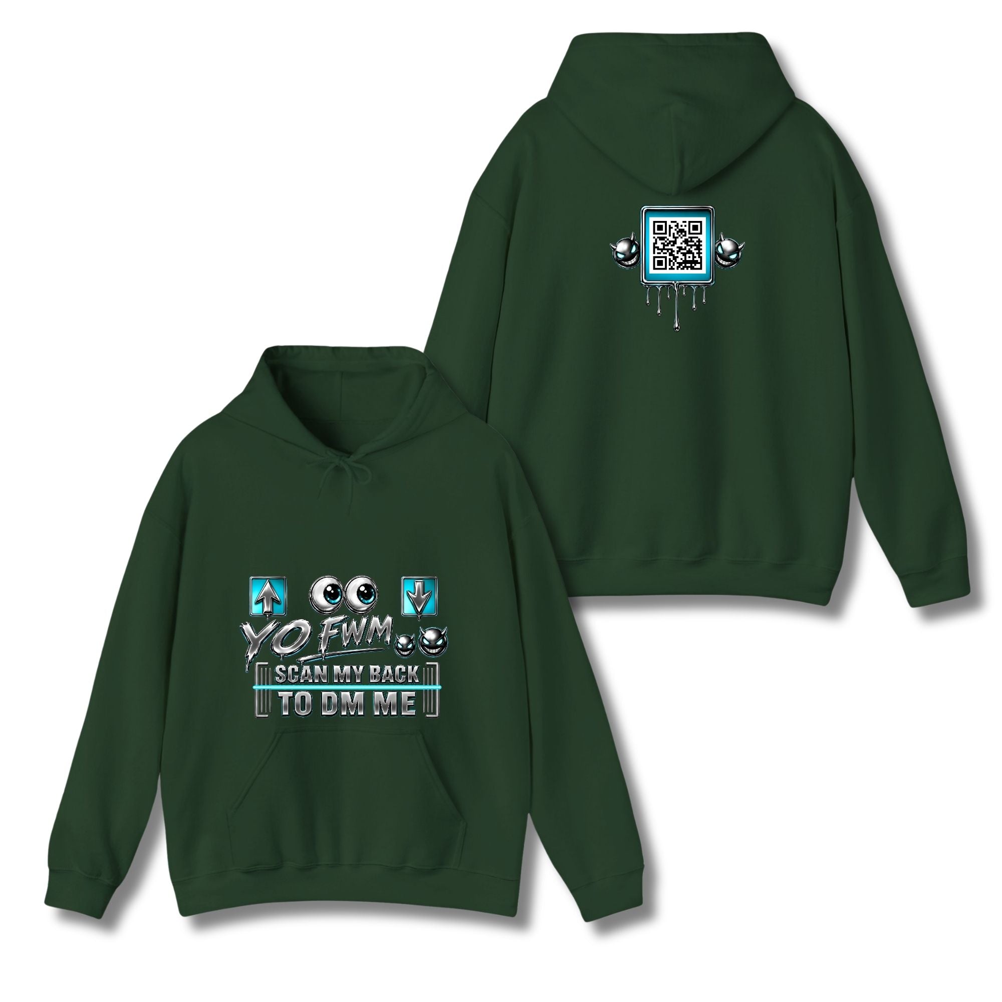 Top For Bottom Arrow Hoodie