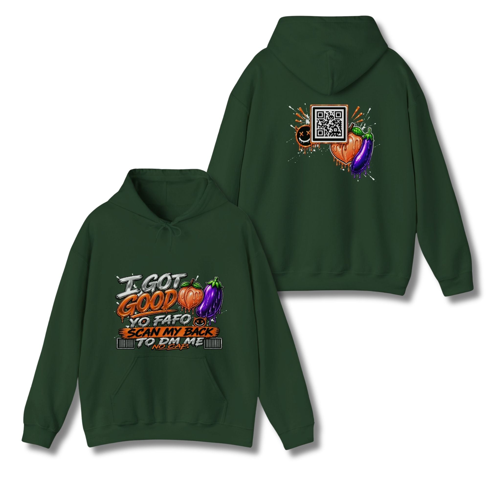 I Got Good Peach and Eggplant Hoodie