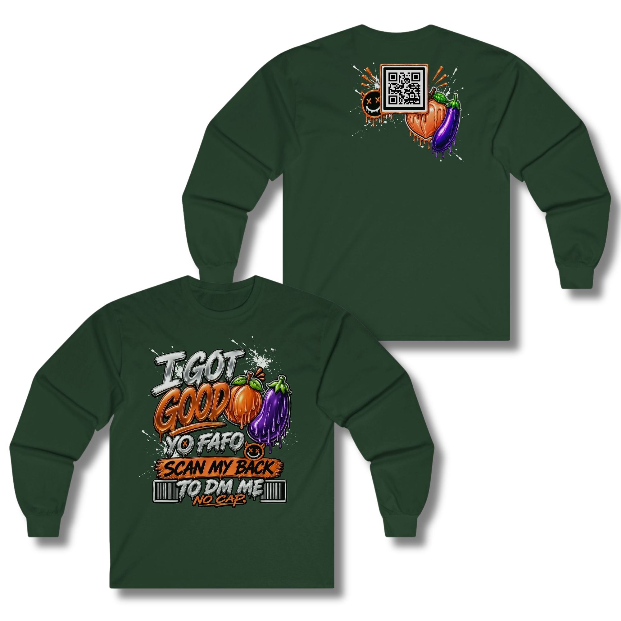 I Got Good Peach and Eggplant Long Sleeve