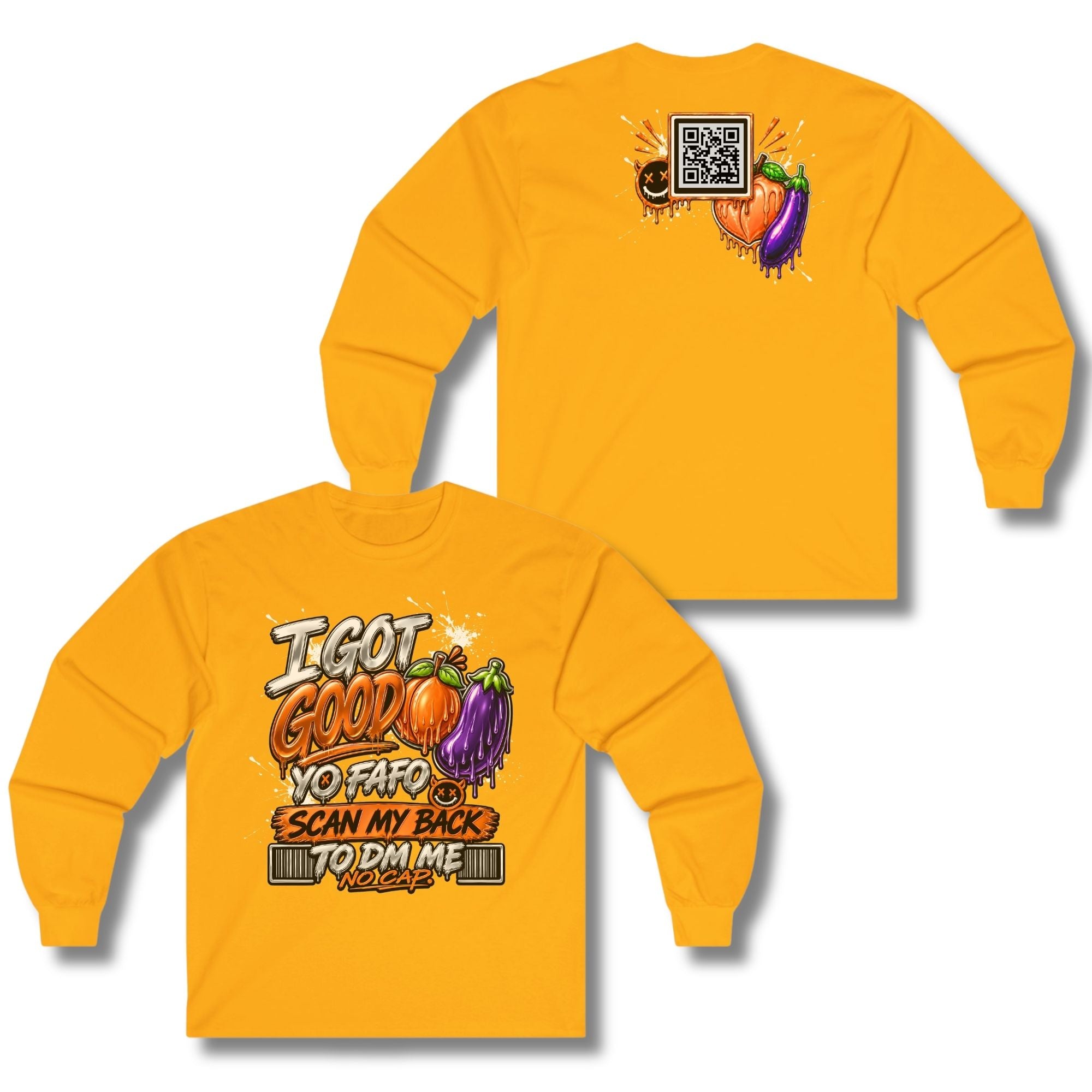 I Got Good Peach and Eggplant Long Sleeve