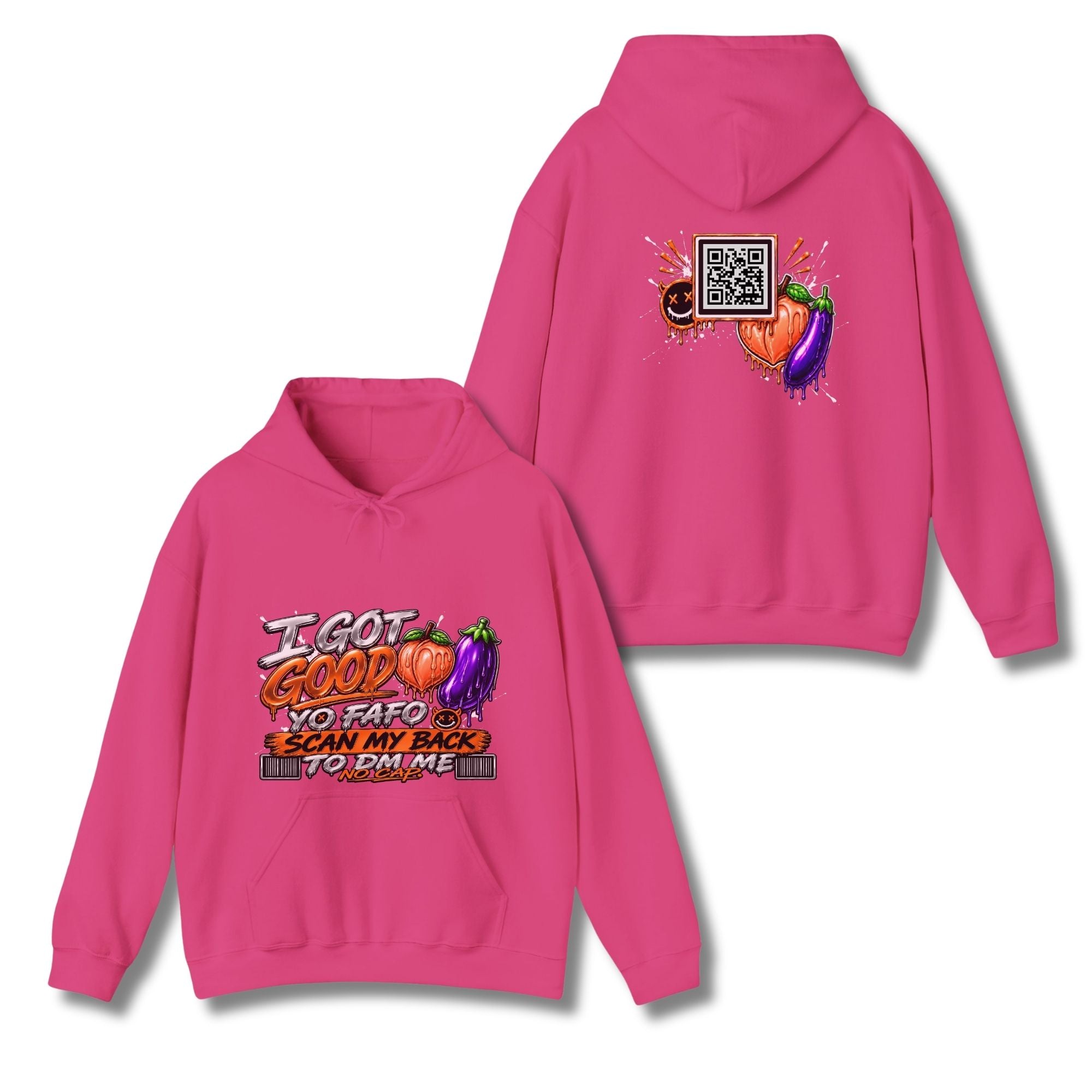 I Got Good Peach and Eggplant Hoodie