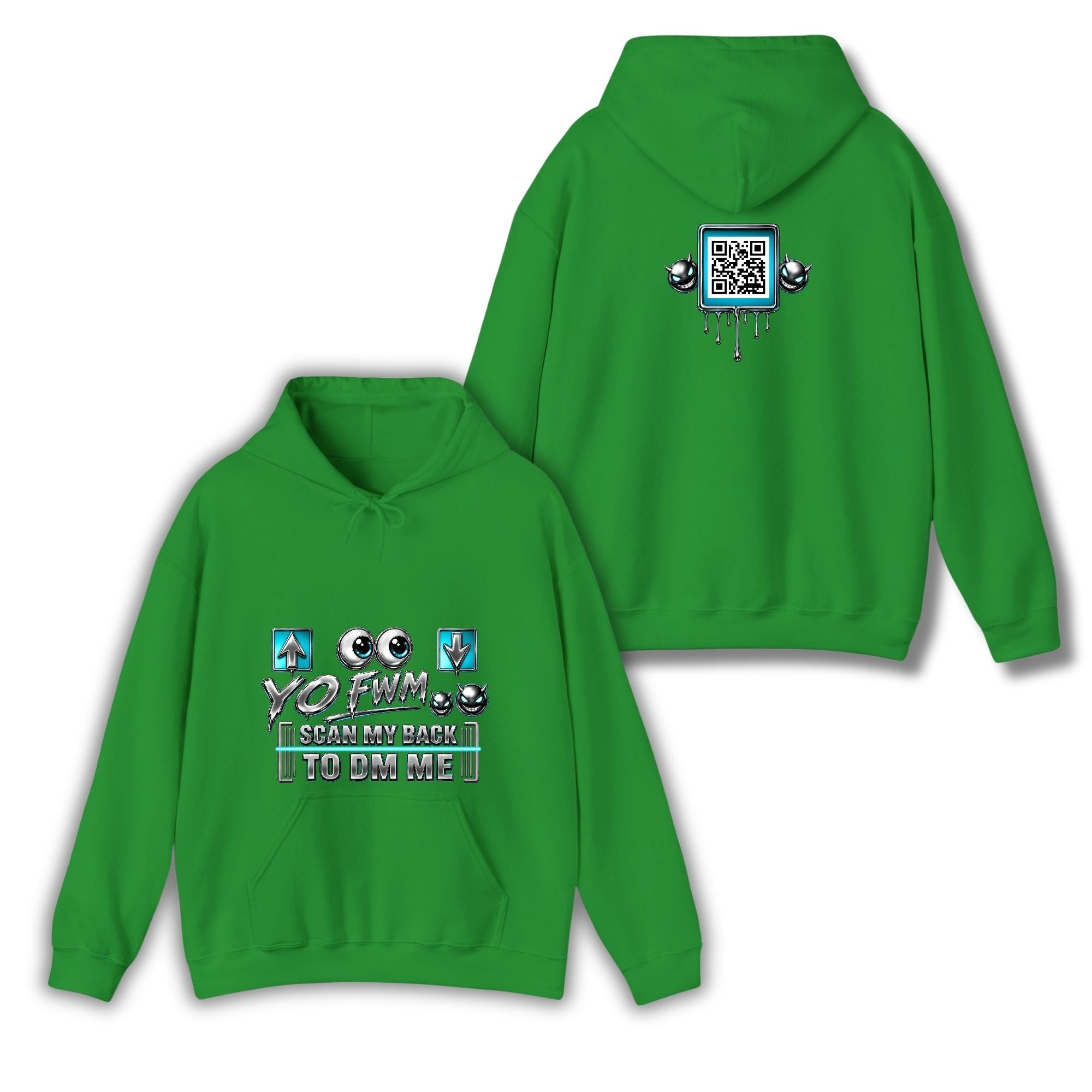 Top For Bottom Arrow Hoodie