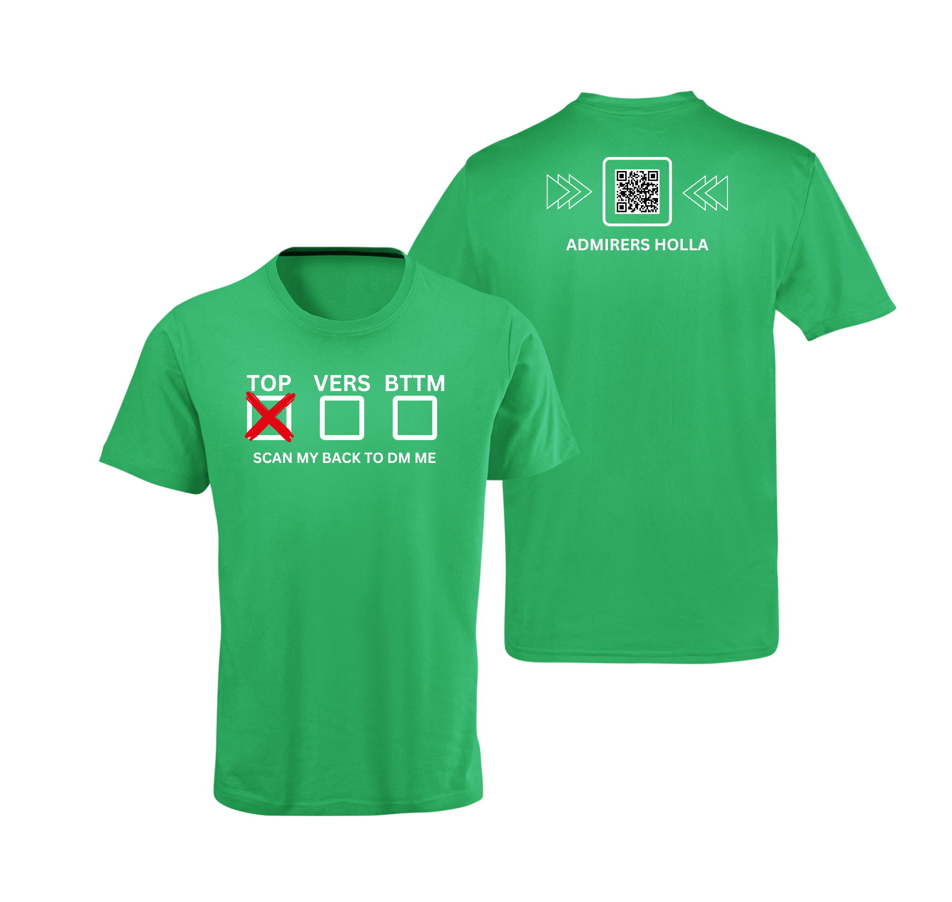 Sexual Position Checkbox QR Code T-Shirt