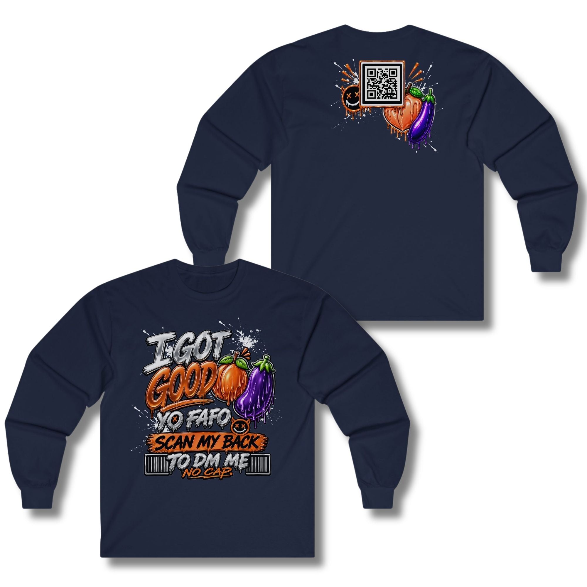 I Got Good Peach and Eggplant Long Sleeve