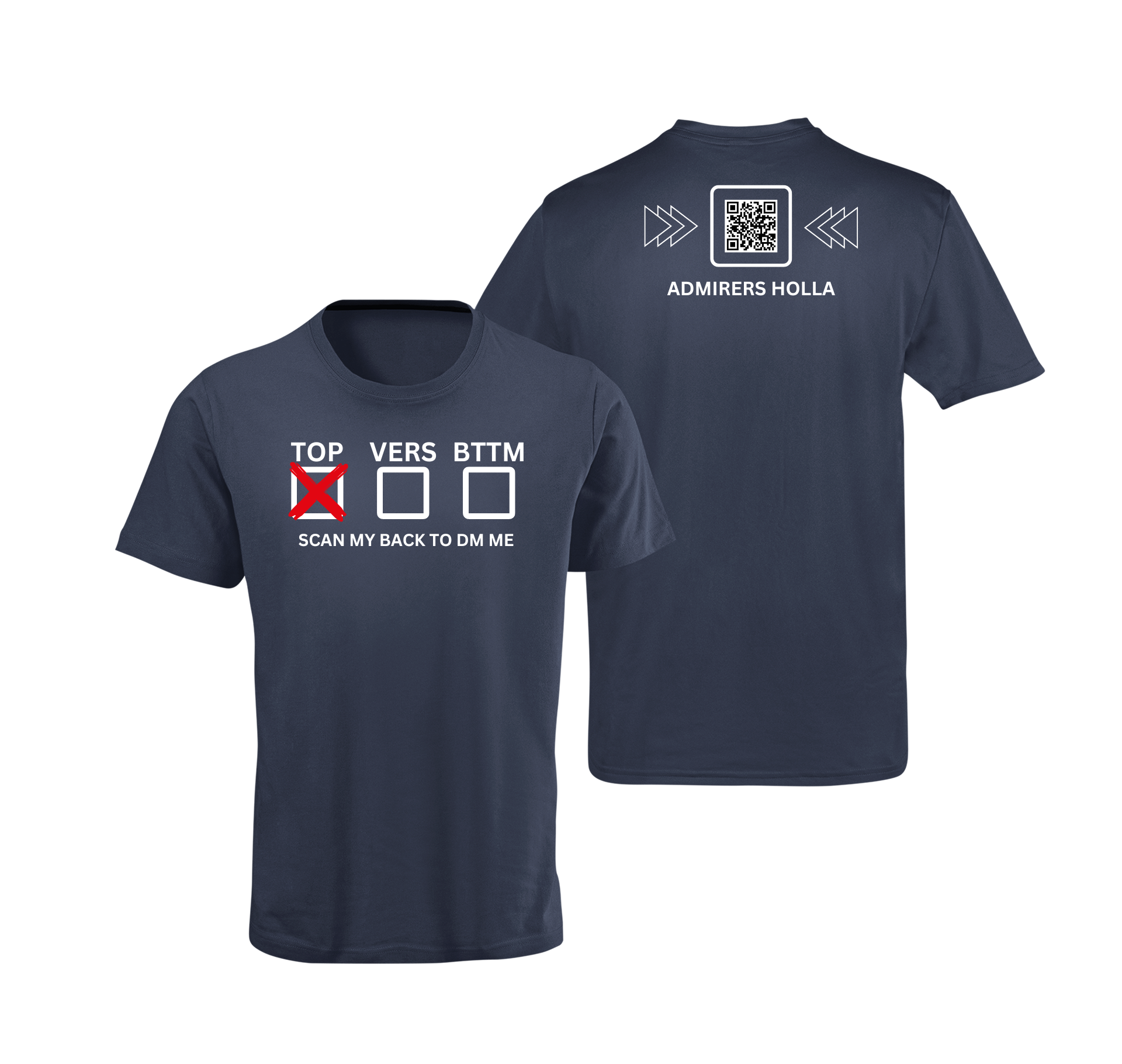 Sexual Position Checkbox QR Code T-Shirt