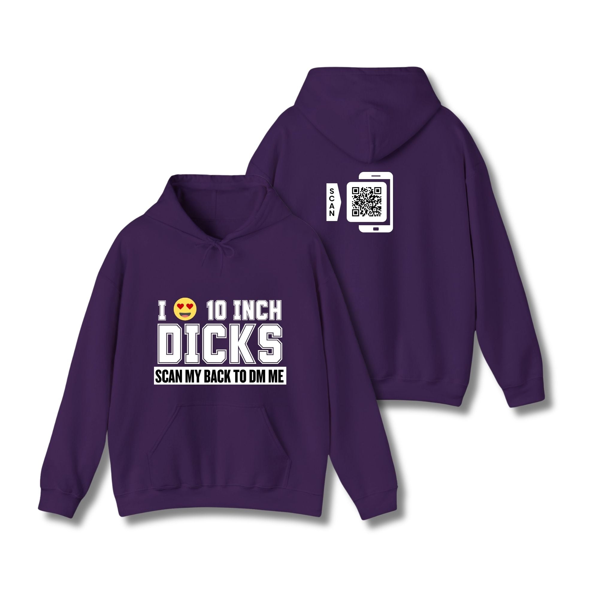 I Love 10 Inch Dicks Hoodie