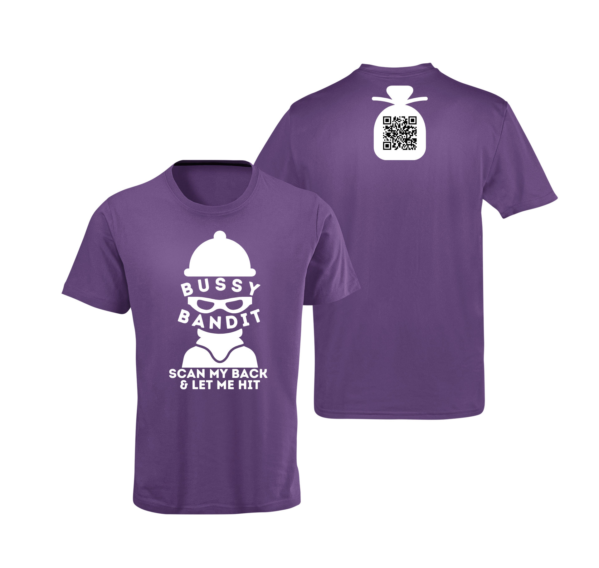Bussy Bandit QR Code T-Shirt