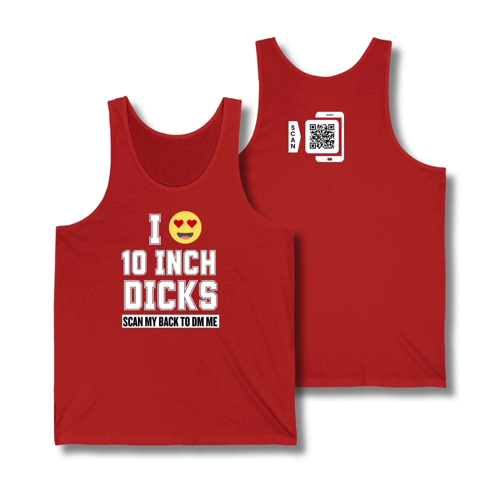 I Love 10 Inch Dicks Tank Top