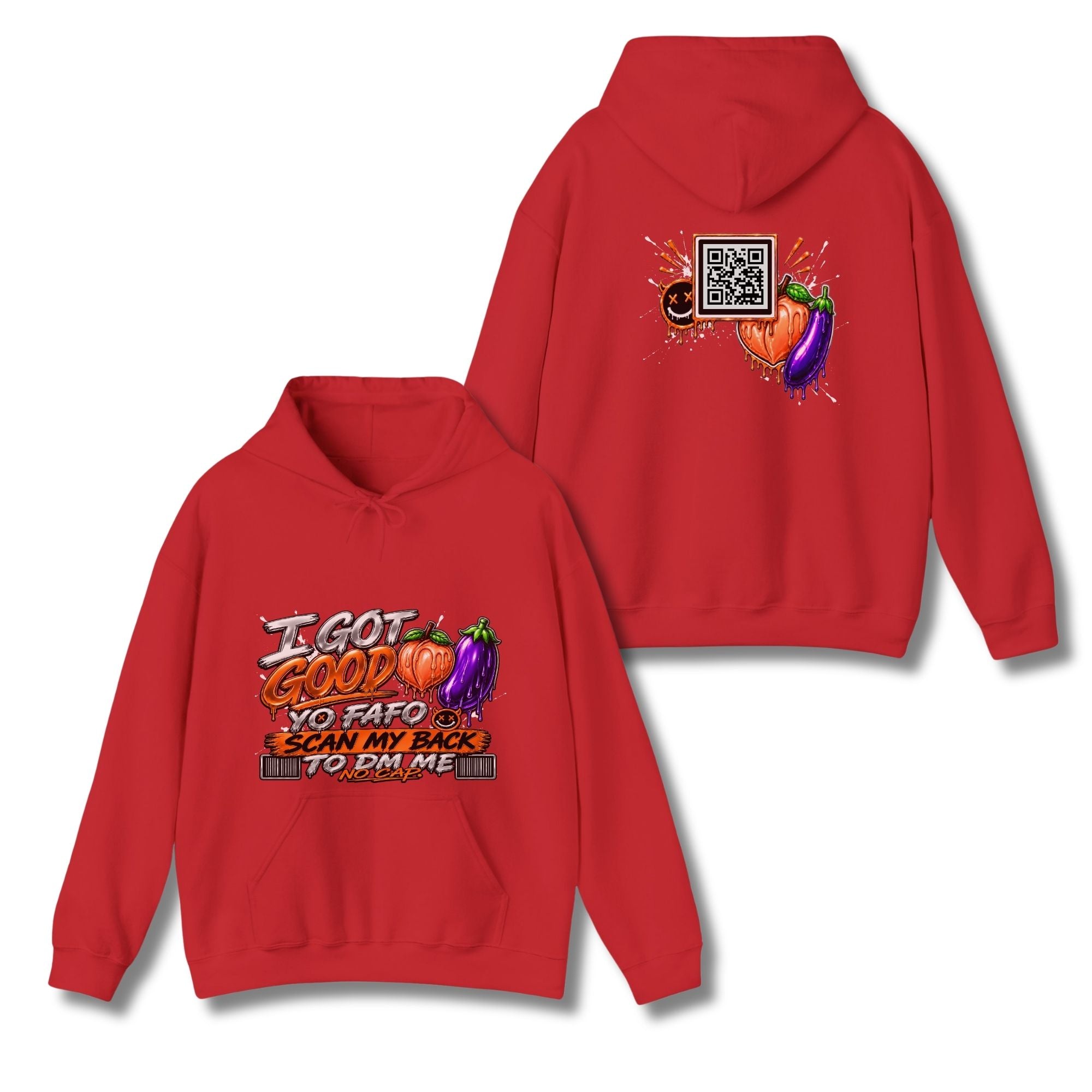 I Got Good Peach and Eggplant Hoodie