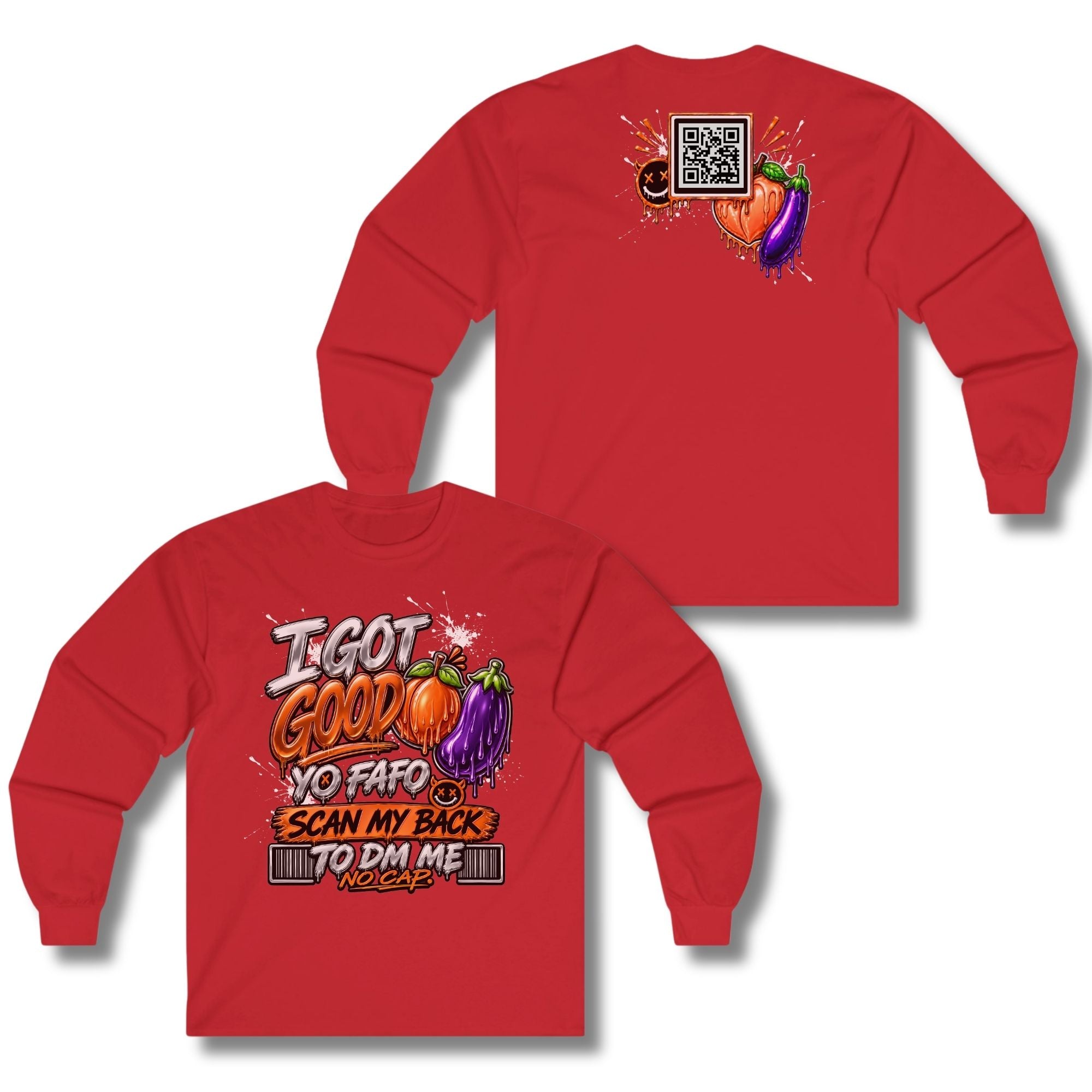I Got Good Peach and Eggplant Long Sleeve