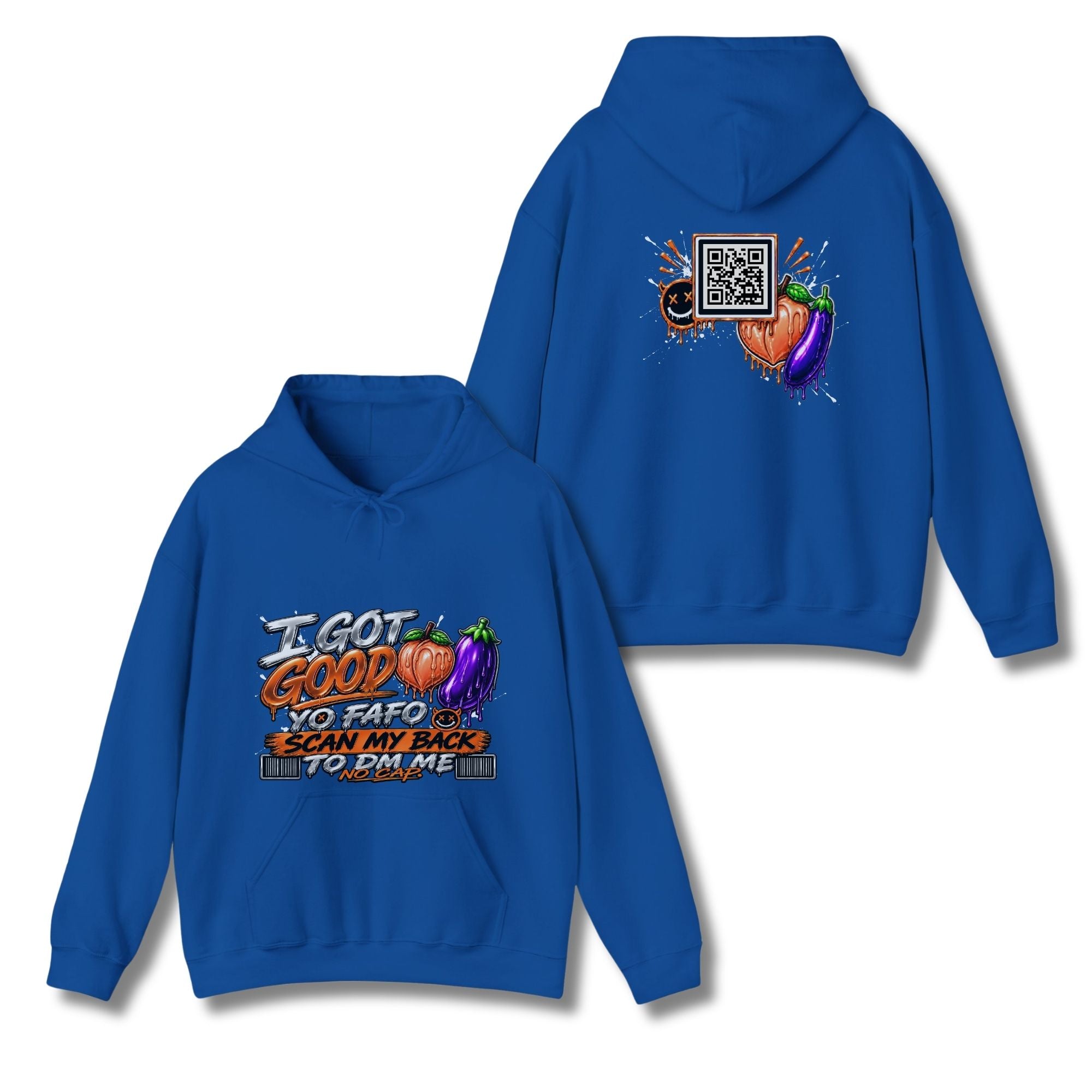I Got Good Peach and Eggplant Hoodie