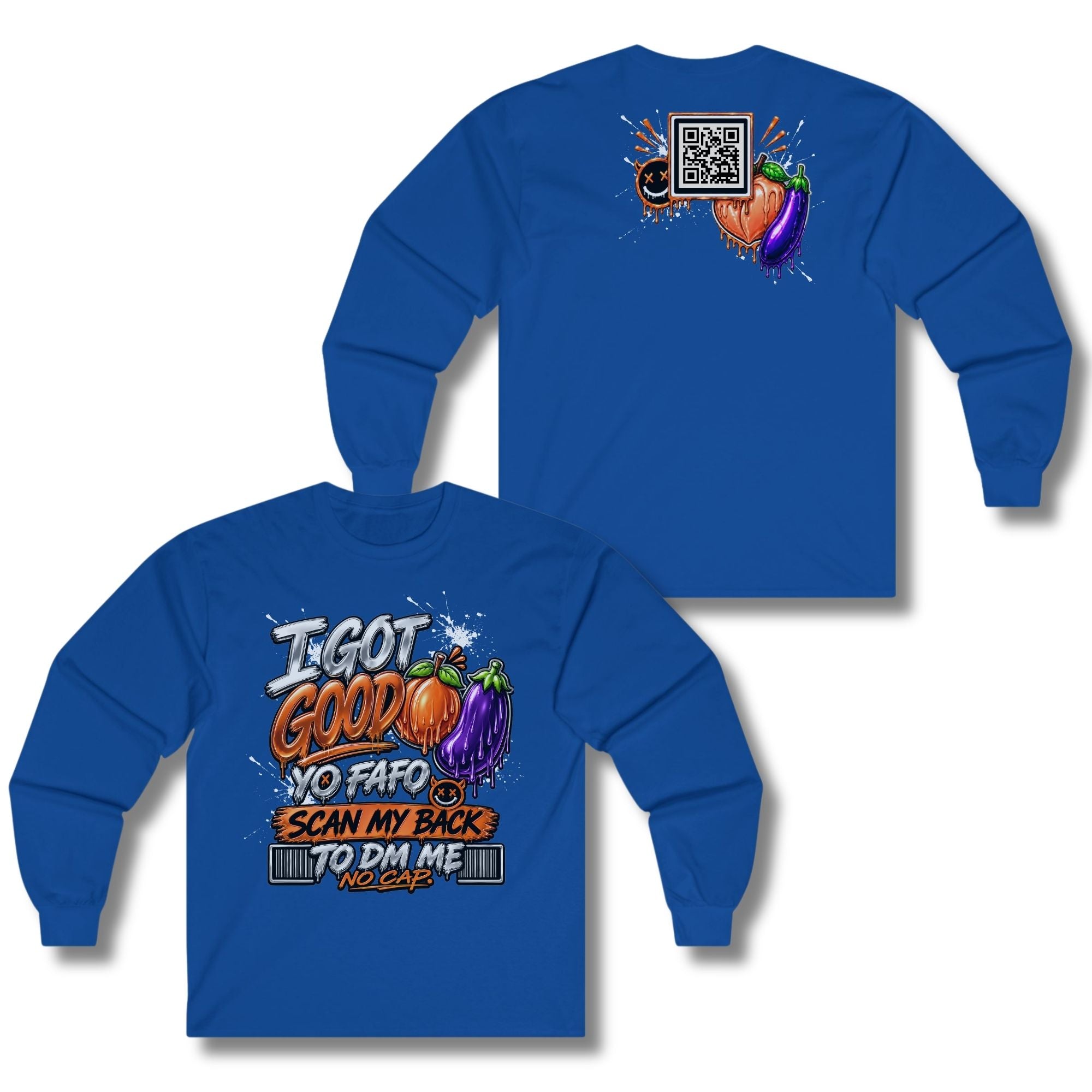 I Got Good Peach and Eggplant Long Sleeve