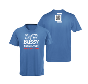 Bussy Skretched QR Code T-Shirt