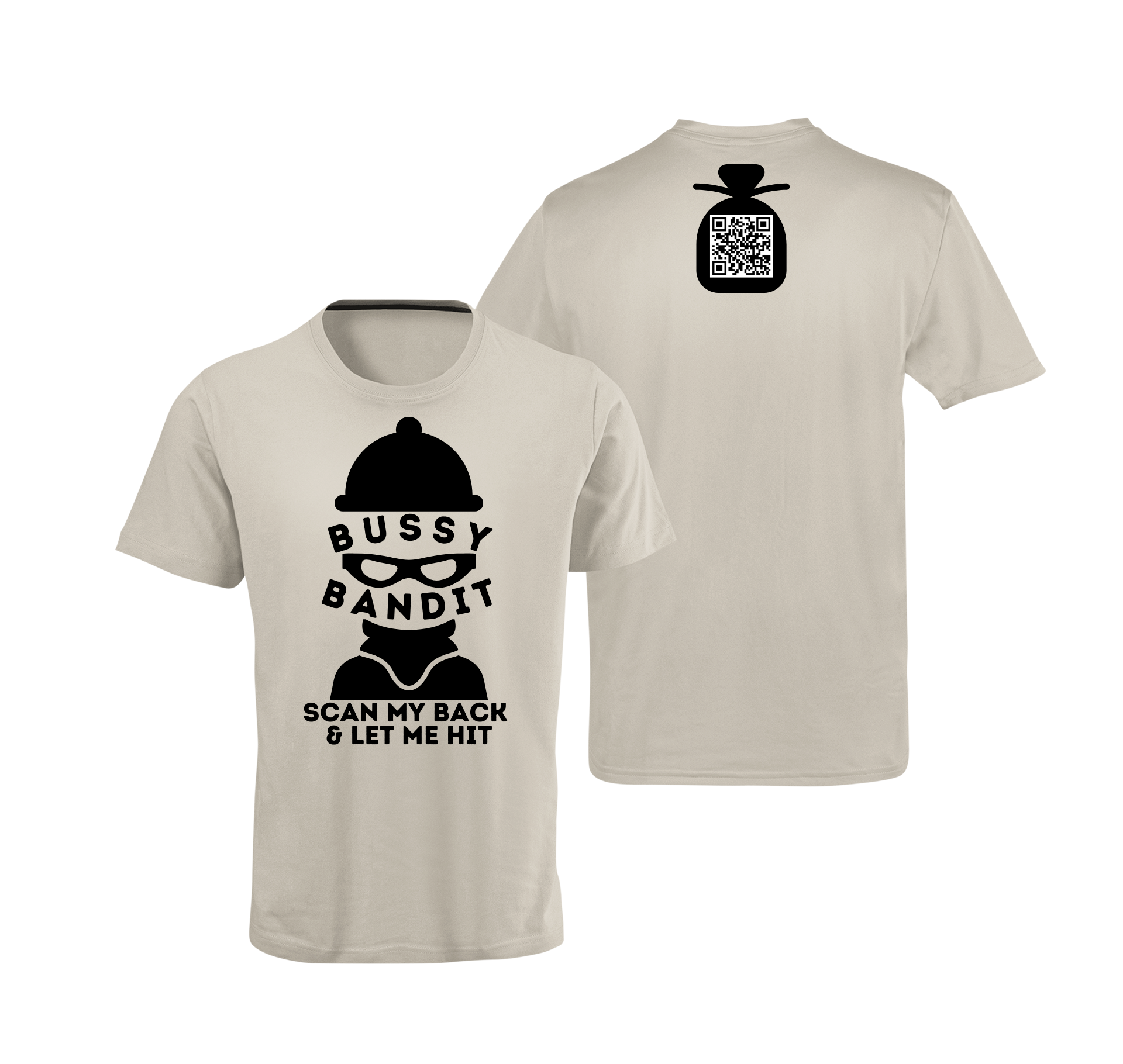Bussy Bandit QR Code T-Shirt