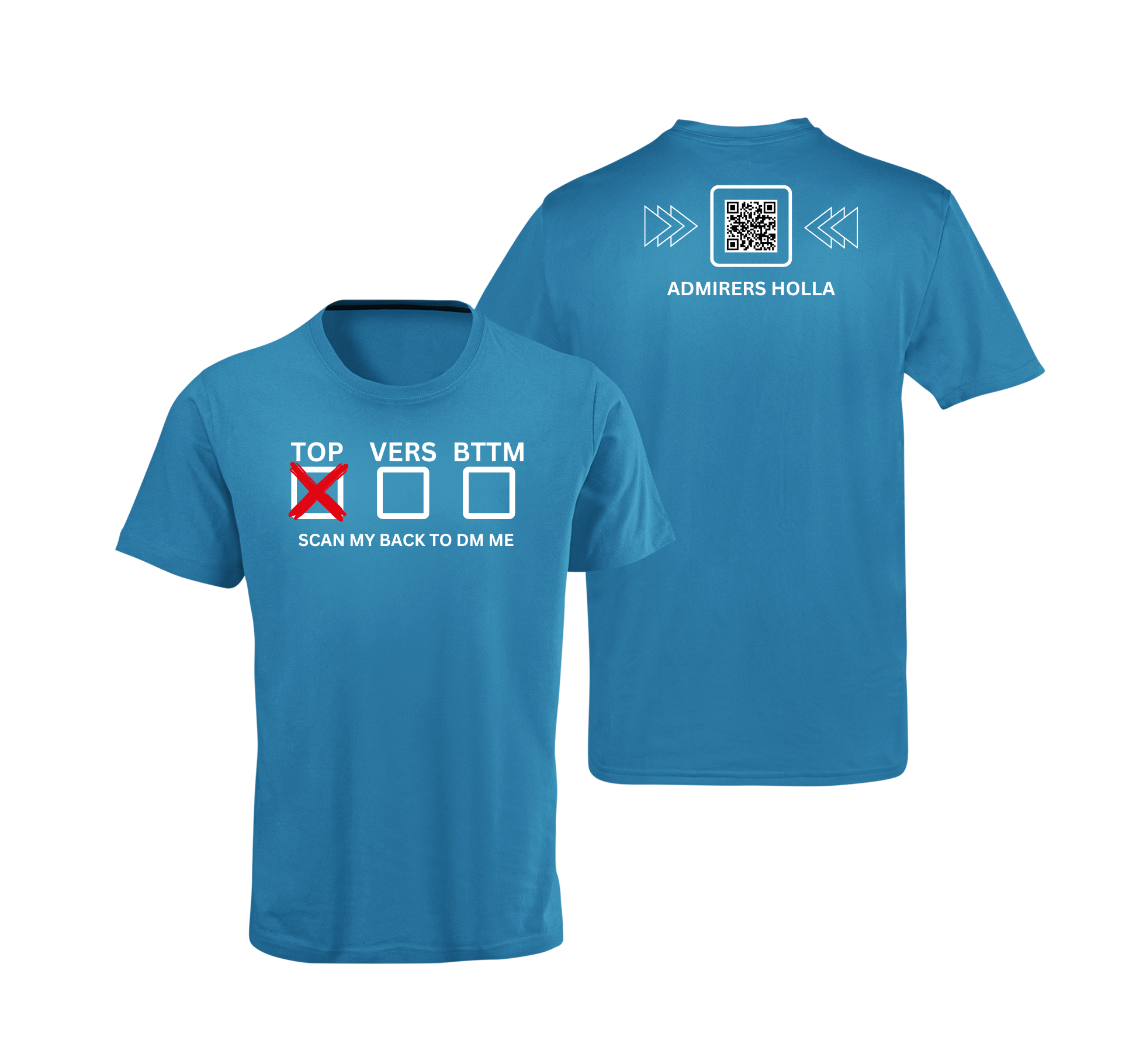 Sexual Position Checkbox QR Code T-Shirt