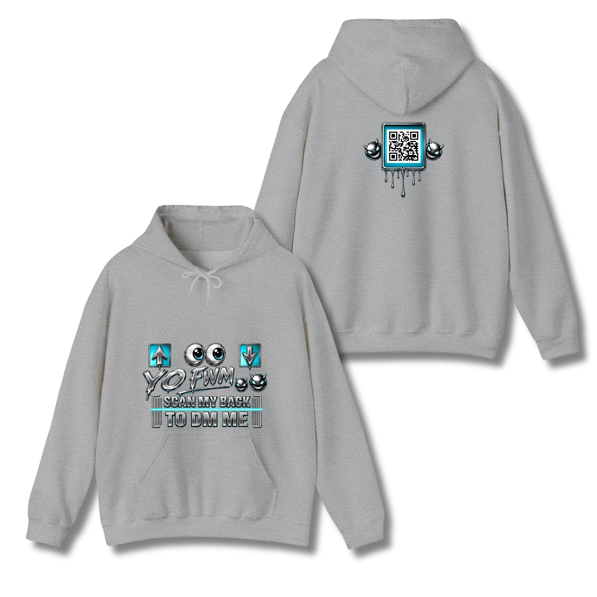 Top For Bottom Arrow Hoodie