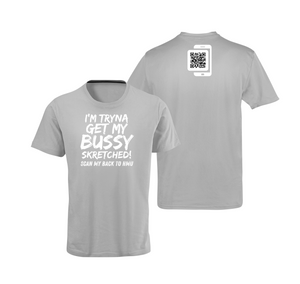 Bussy Skretched QR Code T-Shirt