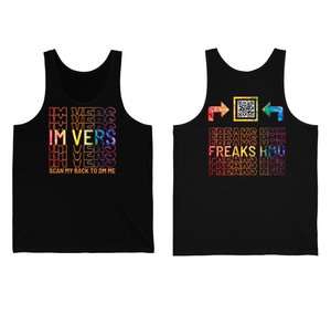 Versatile Echo Rainbow Tank Top Unisex