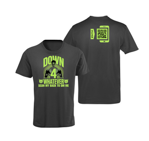 DL Down 4 Whatever Freak Contact T-Shirt (Front & Back Design)
