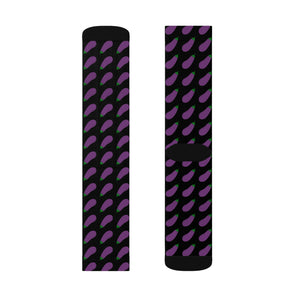 Top Eggplant Socks
