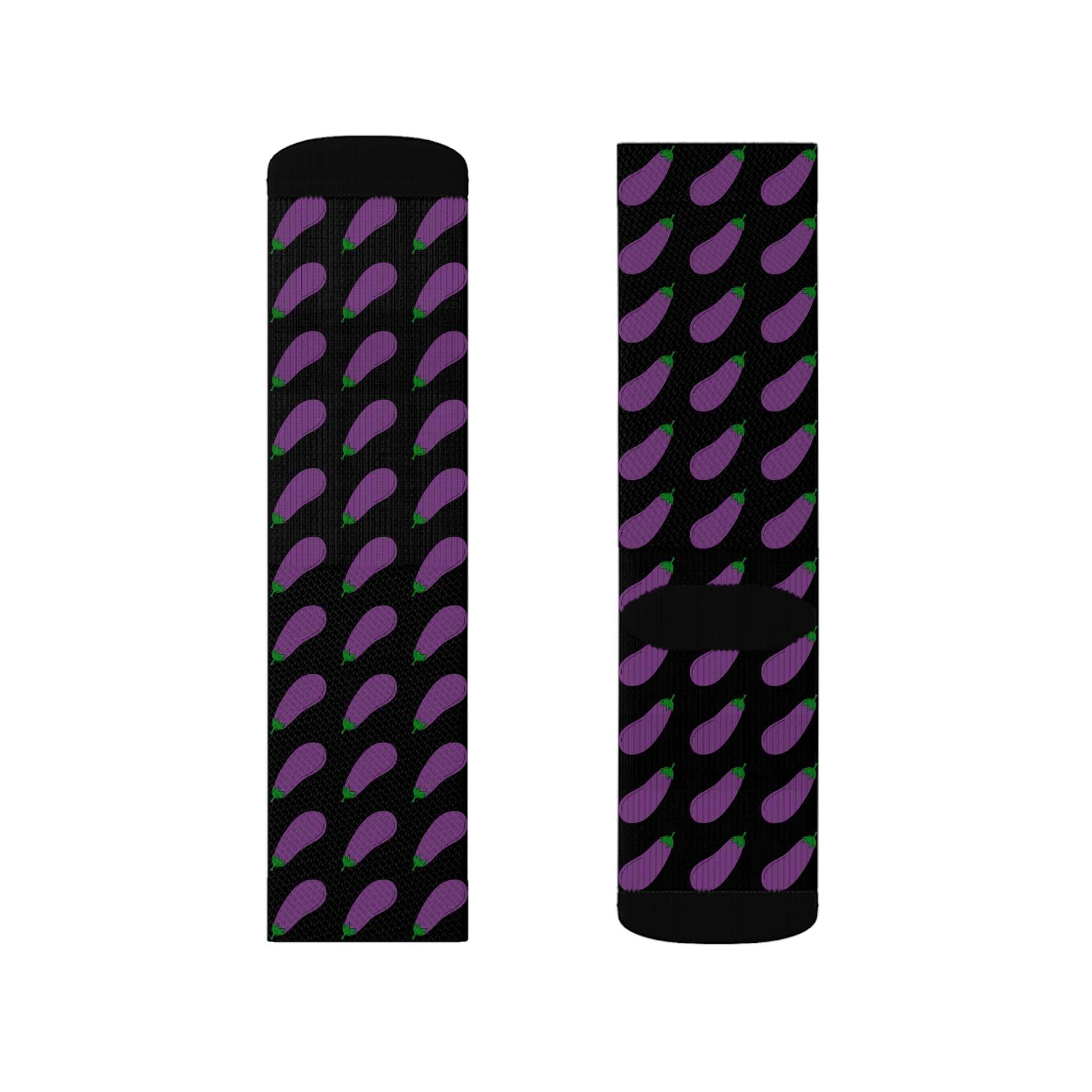 Top Eggplant Socks