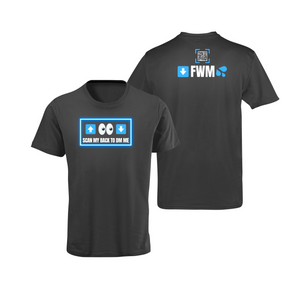 Top Arrow Seeking Bottom Arrow QR Code T-Shirt
