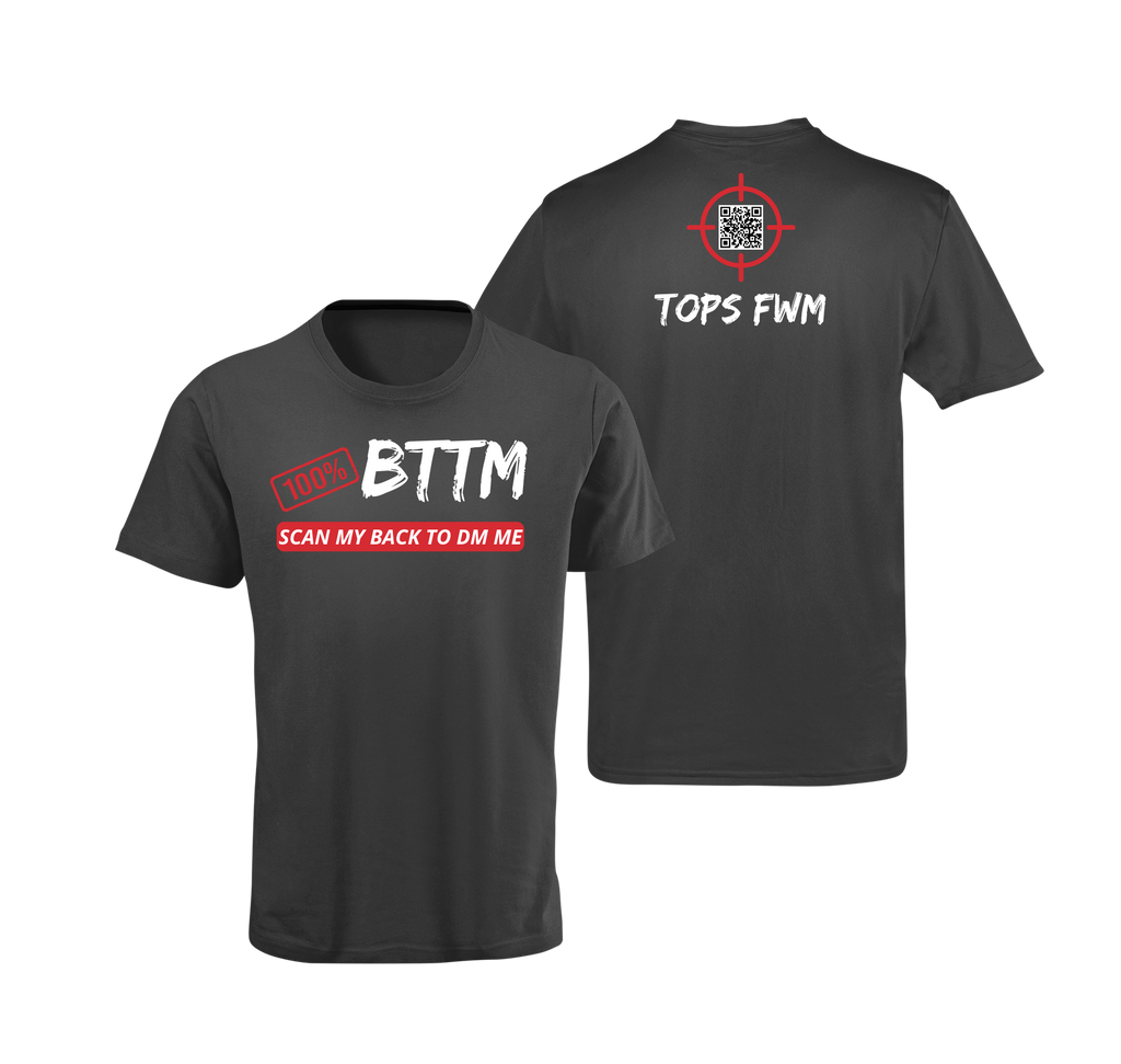 100% Bottom QR Code T-Shirt