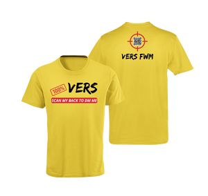 100% VERS QR Code T-Shirt