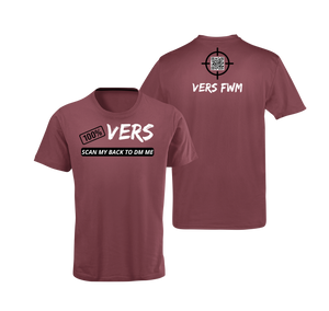 100% VERS QR Code T-Shirt