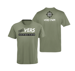 100% VERS QR Code T-Shirt