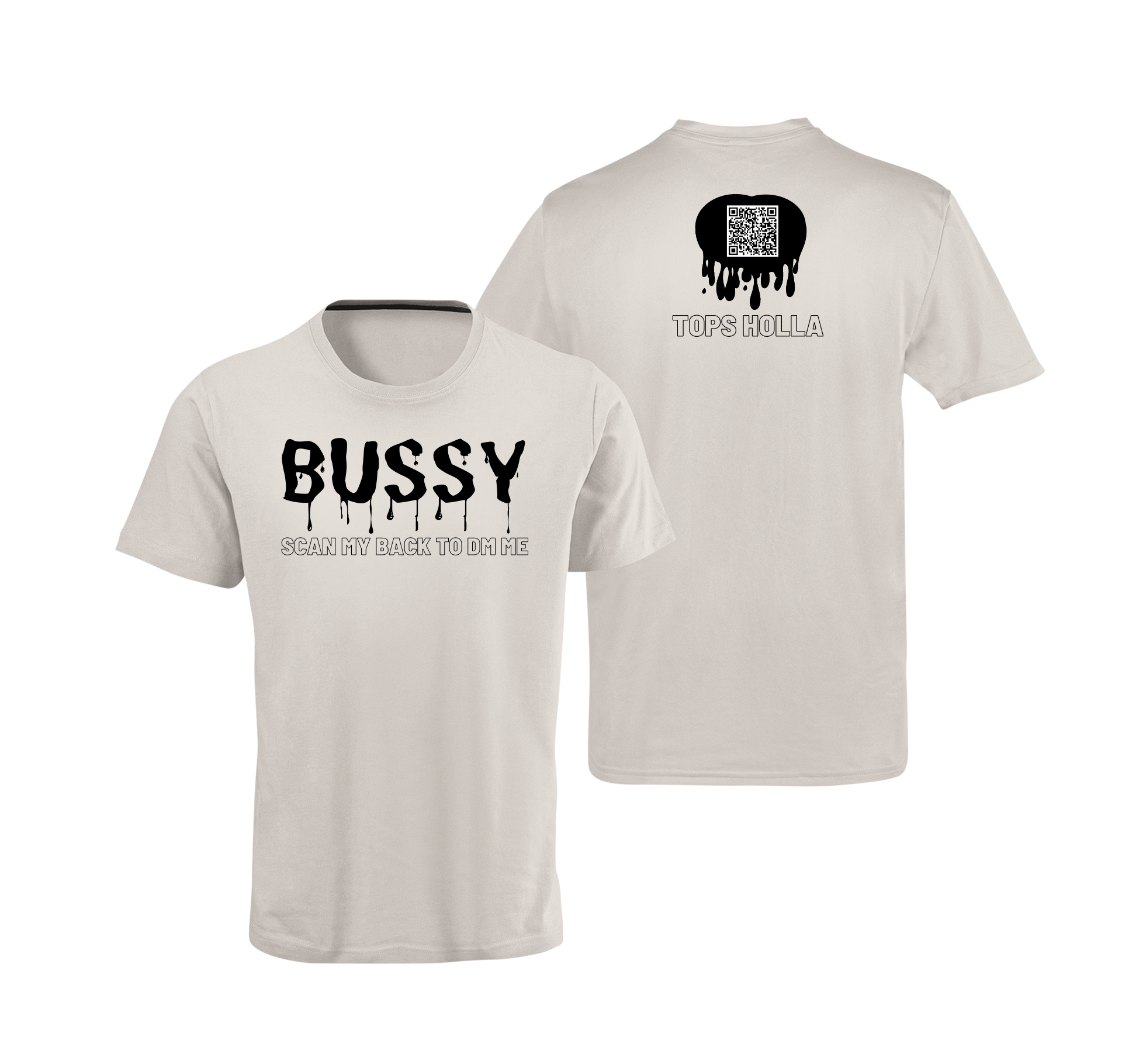 Bussy QR Code T-Shirt