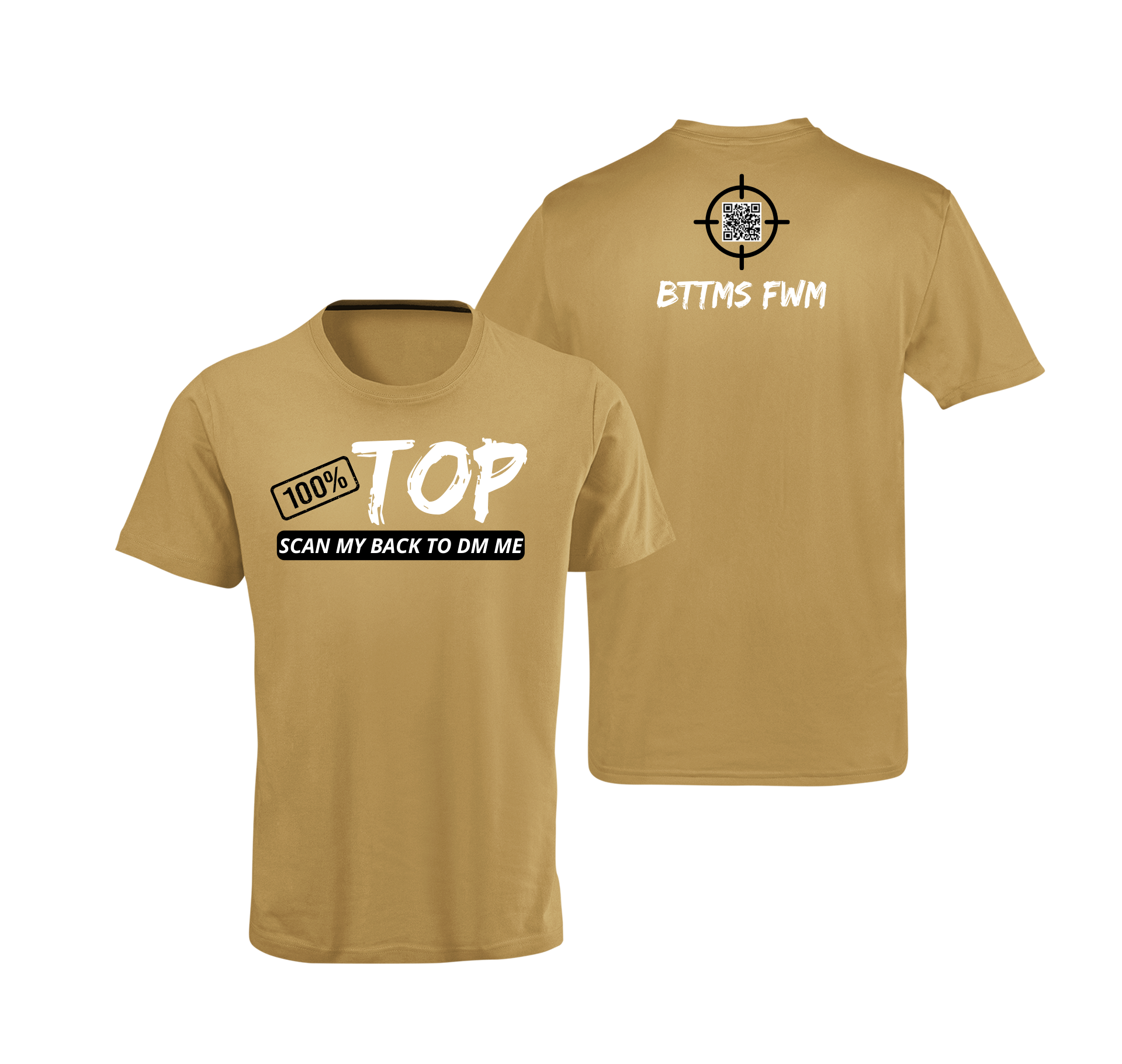 100% Top QR Code T-Shirt